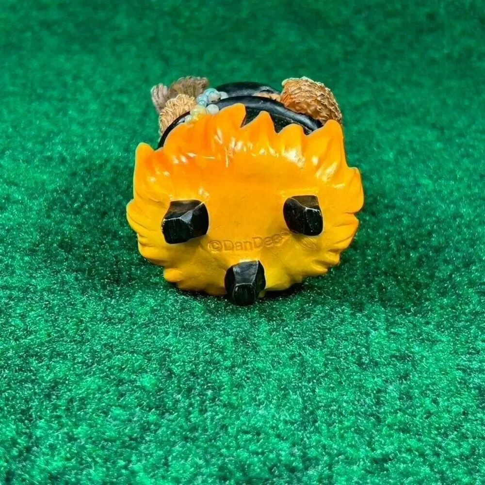 Dan Dee Halloween Witch Bear Figurine Tree Ornament‎ Resin Cauldron